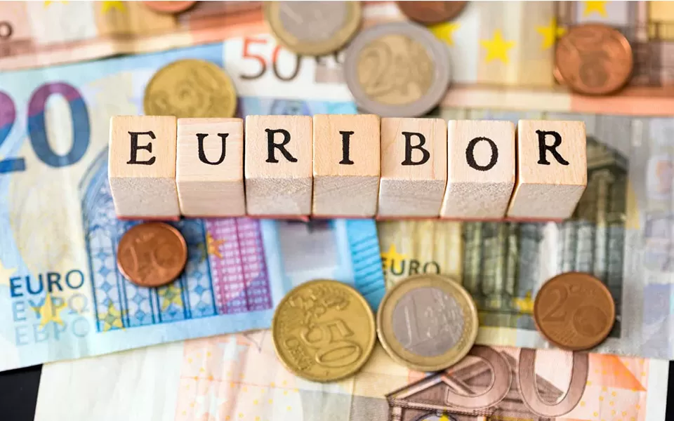 Taxa Euribor sobe a três e a seis meses e desce a 12 meses