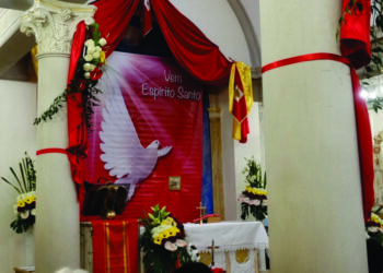 A festa do Divino Espírito Santo, no mês de maio, na Igreja São João Batista Scalabrini, em Brixton, foi um evento magnífico.