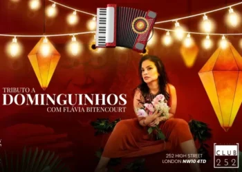 FLÁVIA BITTENCOURT SE APRESENTA EM LONDRES NESTA QUINTA, 24/10, NO CLUB 252