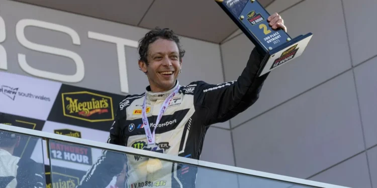 Valentino Rossi continua a ir ao pódio em 2025 (em corridas de resistência)