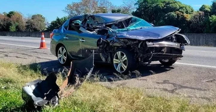 Jogadores do Bragantino sofrem acidente de carro em SP