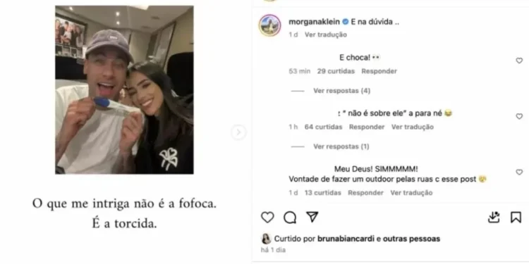 Bruna Biancardi curte post sobre Neymar em meio a rumores de traição
