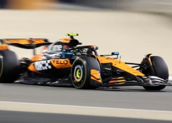 Lando Norris, o mais rápido no primeiro dia de testes