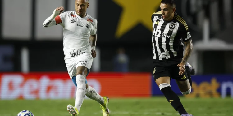 Neymar jogou apenas 50% dos minutos do Santos desde sua volta ao Brasil