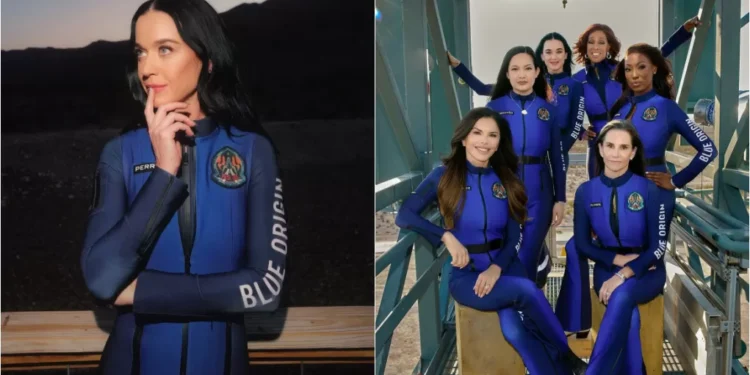 Katy Perry participa de voo histórico da Blue Origin com tripulação feminina