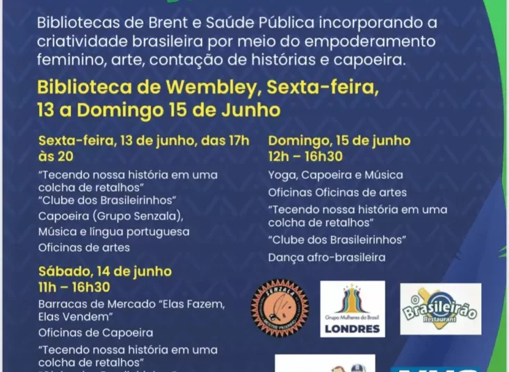 CONSELHO DE BRENT INVESTE NA PROMOÇÃO DA CULTURA BRASILEIRA EM LONDRES