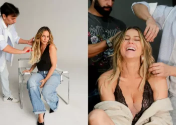 Paolla Oliveira divulga fotos de lingerie em ensaio sensual