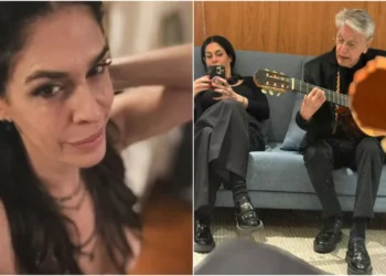 Paula Lavigne posta fotos nua e Caetano Veloso comenta
