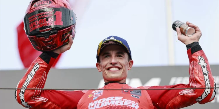 Marc Márquez campeão do mundo de MotoGP