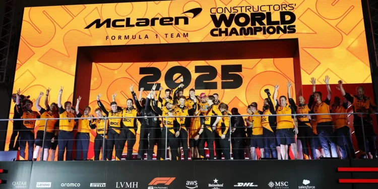 McLaren sagra-se campeã de equipas da F1 pela 10.ª vez