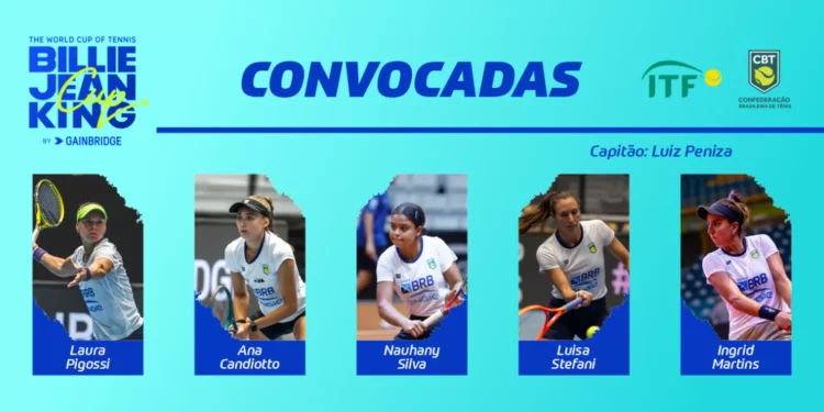 Tênis: seleção é convocada para playoffs da Billie Jean King Cup
