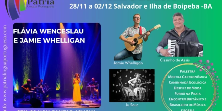 13ª Edição do Festival Internacional da Língua Portuguesa. Salvador e Ilha de Boipeba