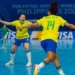 Brasil goleia Irã na estreia da Copa do Mundo de futsal feminino