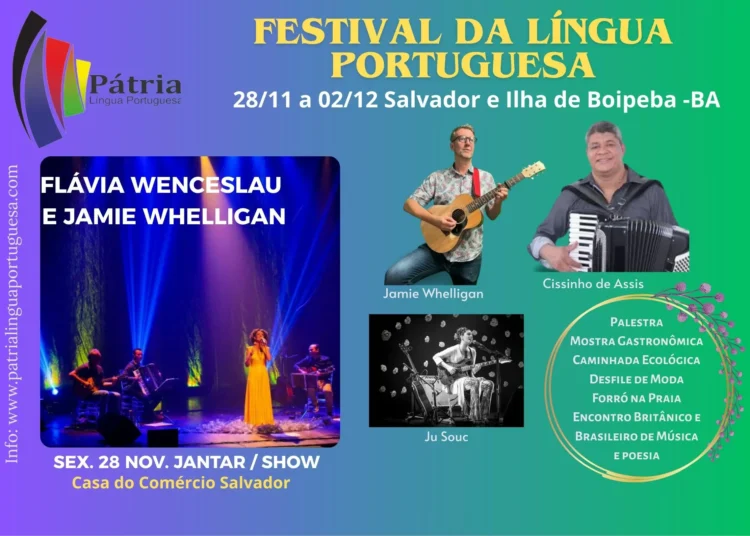 13ª Edição do Festival Internacional da Língua Portuguesa. Salvador e Ilha de Boipeba