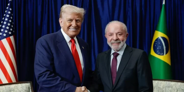 O ENCONTRO DE LULA E TRUMP.