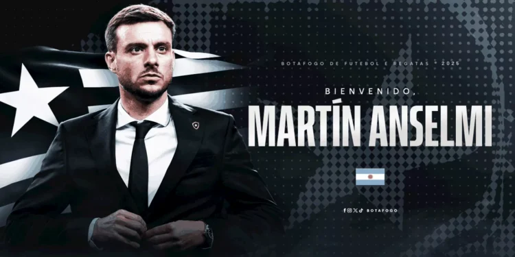 Botafogo anuncia contratação do técnico Martín Anselmi