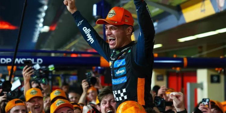 Lando Norris continua “tradição” da F1 e assume número “1” no carro, reservado para o campeão
