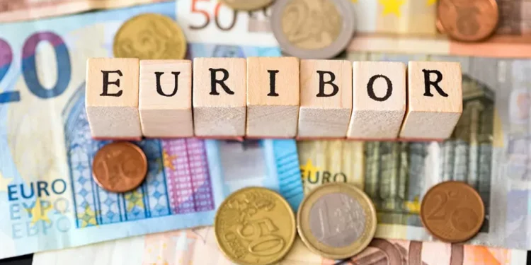 Taxa Euribor sobe a três e a seis meses e desce a 12 meses