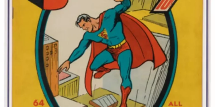 Cópia rara da banda desenhada que apresentou ao mundo o Super-Homem vendida por 12,8 milhões