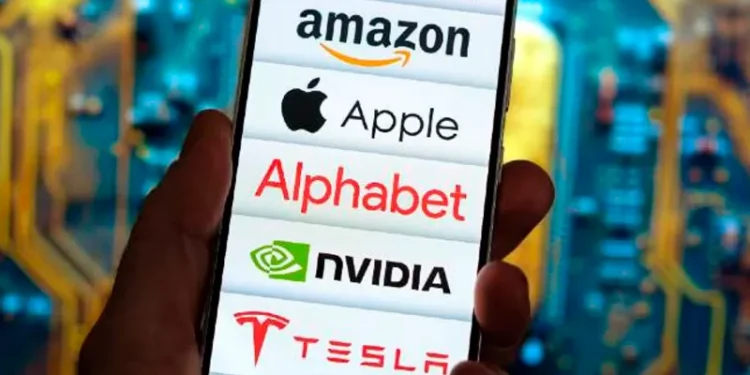 Ações das sete magníficas brilham na bolsa